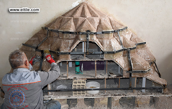 Islamic tile supplier for mosque of Mohammad Ali in Eydhafushi zone of Maldives, www.eitile.com