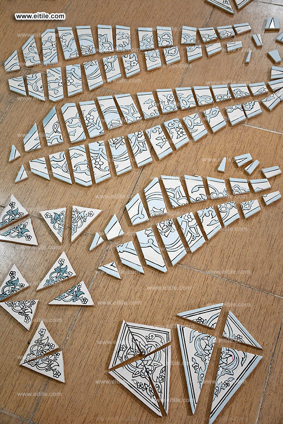 Islamic tiles supplier for Muhammad Ali Mosque in Eidafushi area of ​​Maldives, www.eitile.com