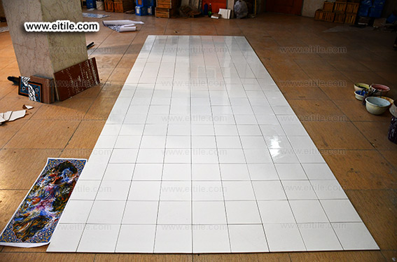 Special painting on tile panel, www.eitile.com