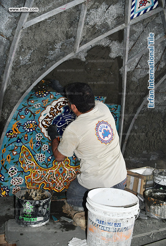 Mosque tile installation company, www.eitile.com