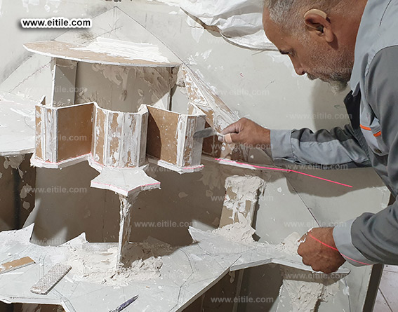 Muqarnas tile panel supplier, www.eitile.com