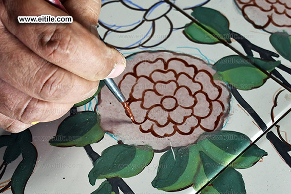 Iranian persian tile art, www.eitile.com