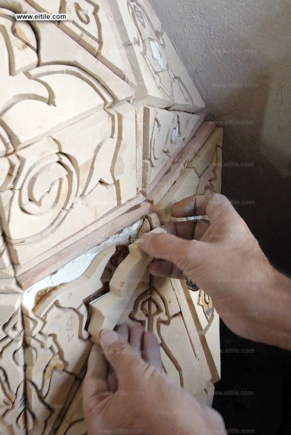 Muqarnas tile panel manufacturer, www.eitile.com
