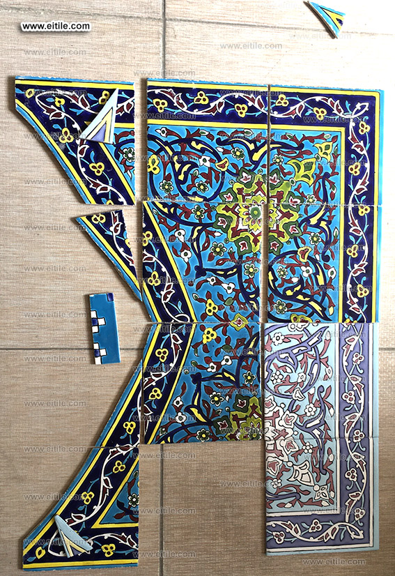 Muqarnas tile panel for interior decoration, www.eitile.com