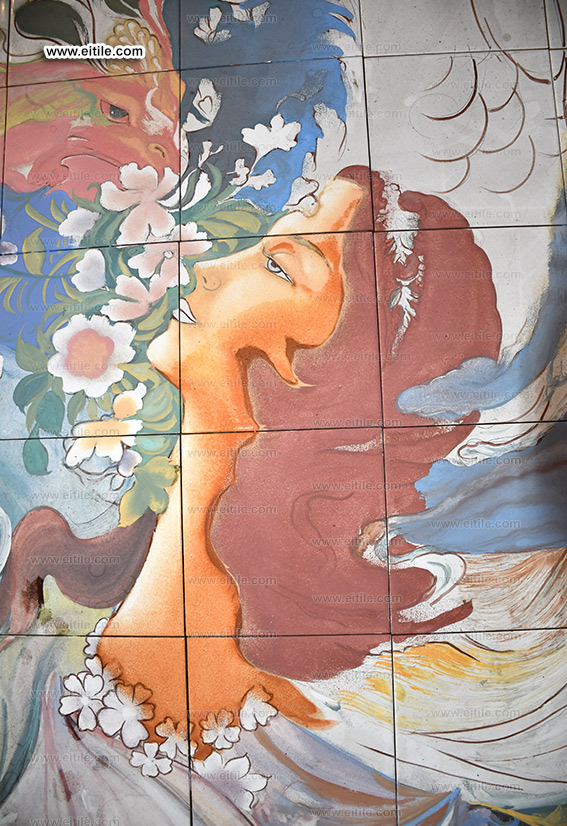 Prof. Farshchiyan paintings on tile panel, www.eitile.com