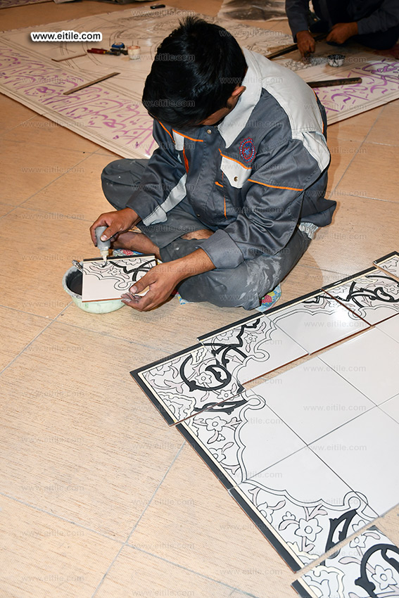 Iranian persian handmade tile frames, www.eitile.com
