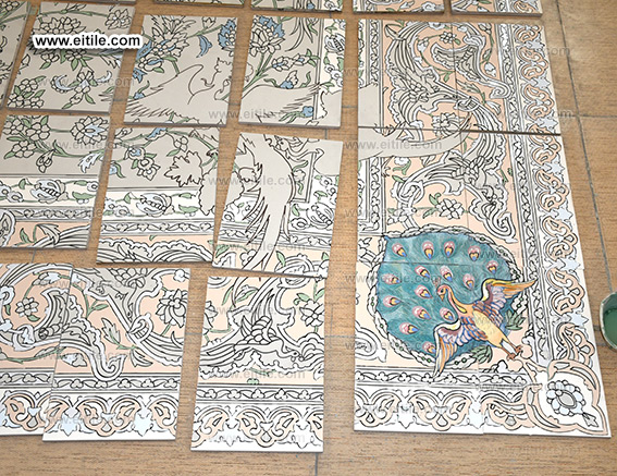 Handmade carpet design ceramic tile, www.eitile.com