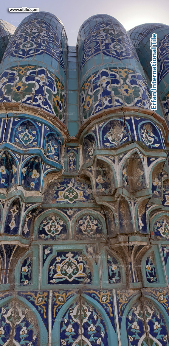 Samarkand Imam Al Moturidi's mausoleum tile work, www.eitile.com