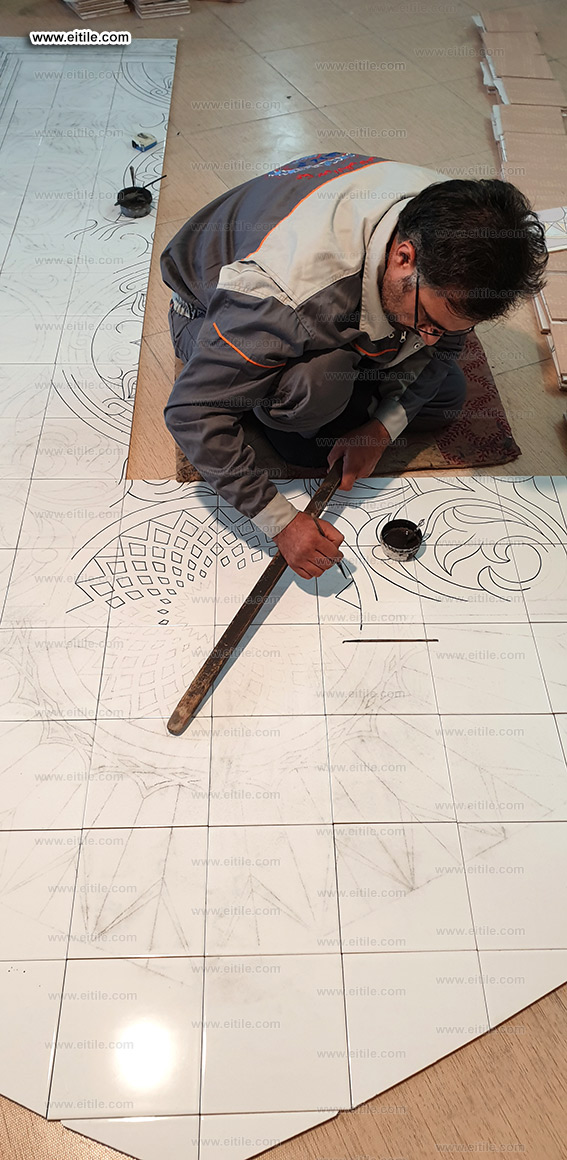 Handmade Islamic tile complex, www.eitile.com