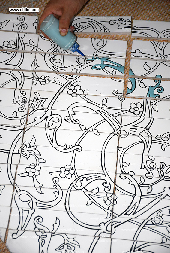 Islamic tiles supplier for Muhammad Ali Mosque in Eidafushi area of ​​Maldives, www.eitile.com