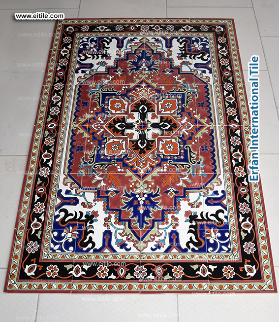 "Eitile creates custom ceramic carpet tiles that blend timeless Persian artistry with modern durability for spaces around the world. www.eitile.com "