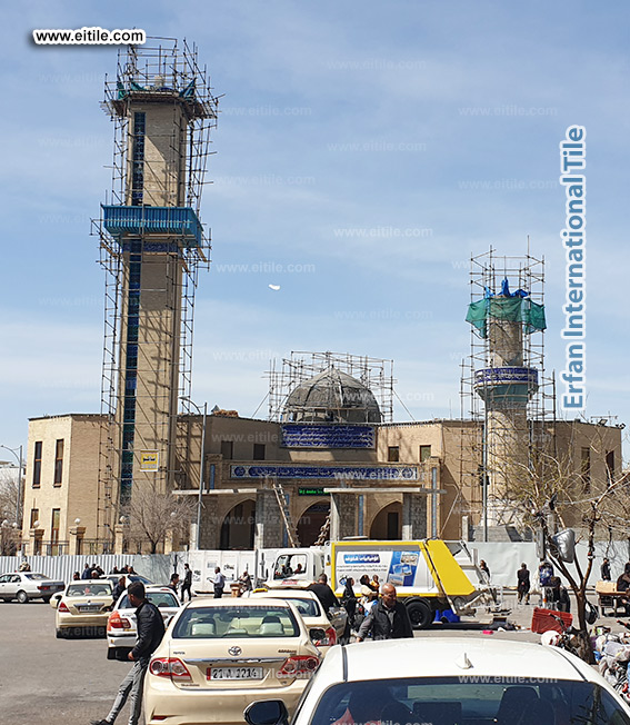 Iraq, Sulaimaniyah grand mosque dome tile supplier, www.eitile.com