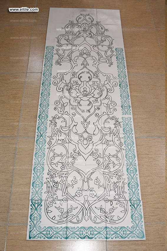 Islamic tile supplier for Mohammad Ali Mosque at Maldives, www.eitile.com