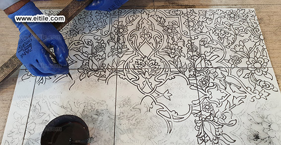 Washbasin handmade tile supplier, www.eitile.com