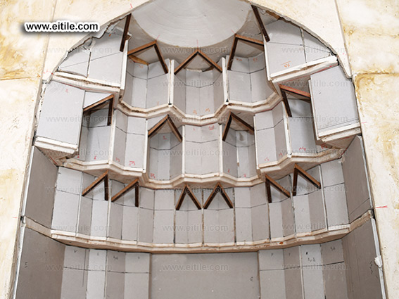 Muqarnas tile molding, www.eitile.com