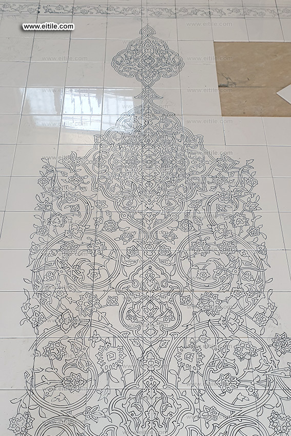 Iranian handmade Persian ceramic tile designer, www.eitile.com