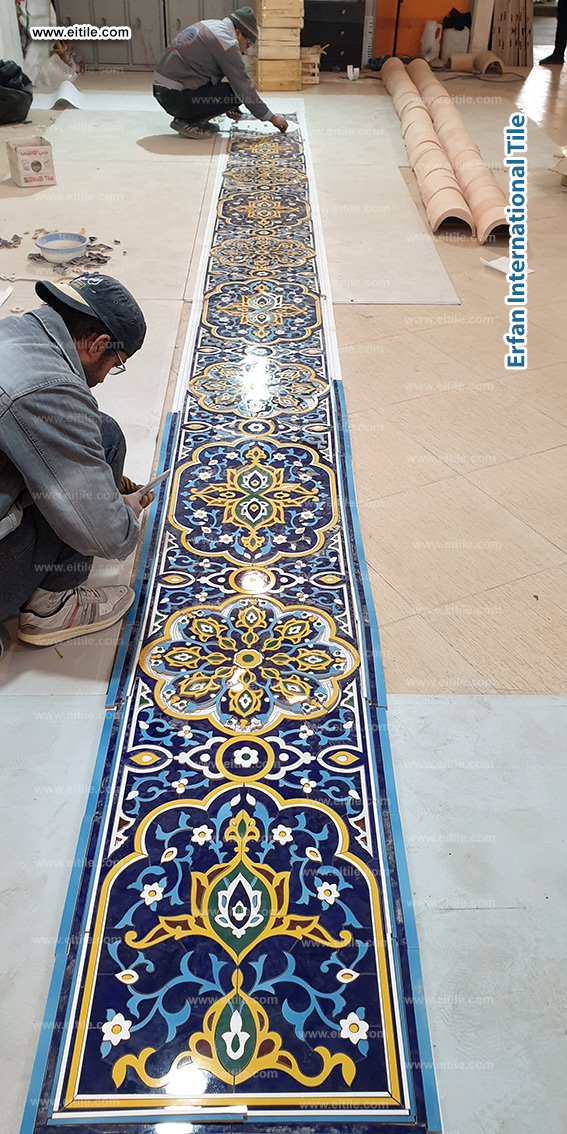 Authentic Islamic Tile Craftsmanship for Al-Maturidi Mausoleum &ndash; www.eitile.com