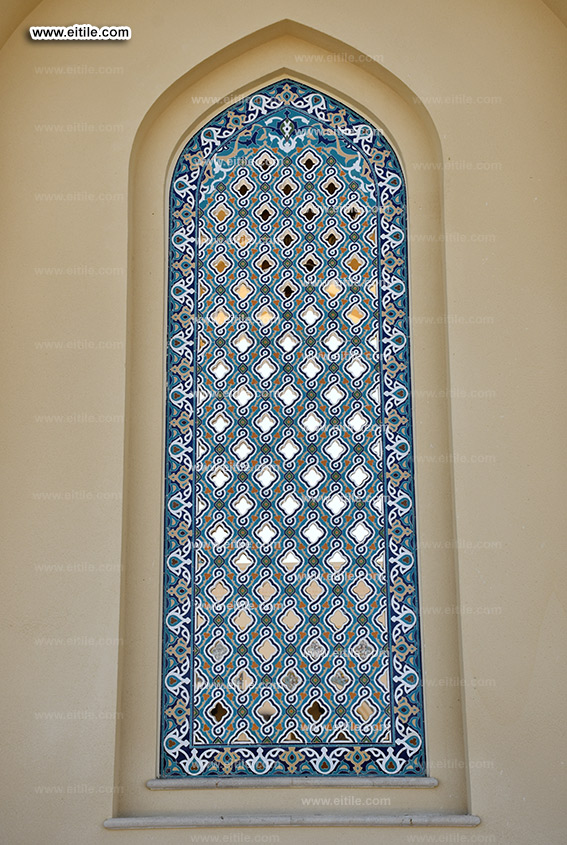Oman, Sohar Sultan Qaboos mosque tile repair work, www.eitile.com