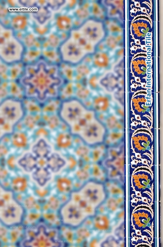 Crafted by hand, our border tiles complete any design beautifully, www.eitile.com