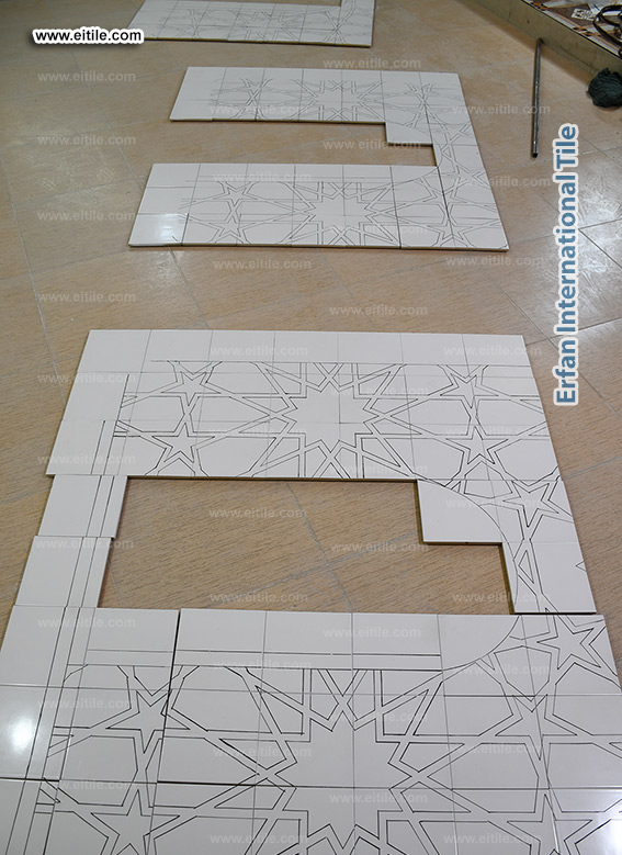 Iraq, Sulaimaniyah grand mosque dome tile supplier, www.eitile.com