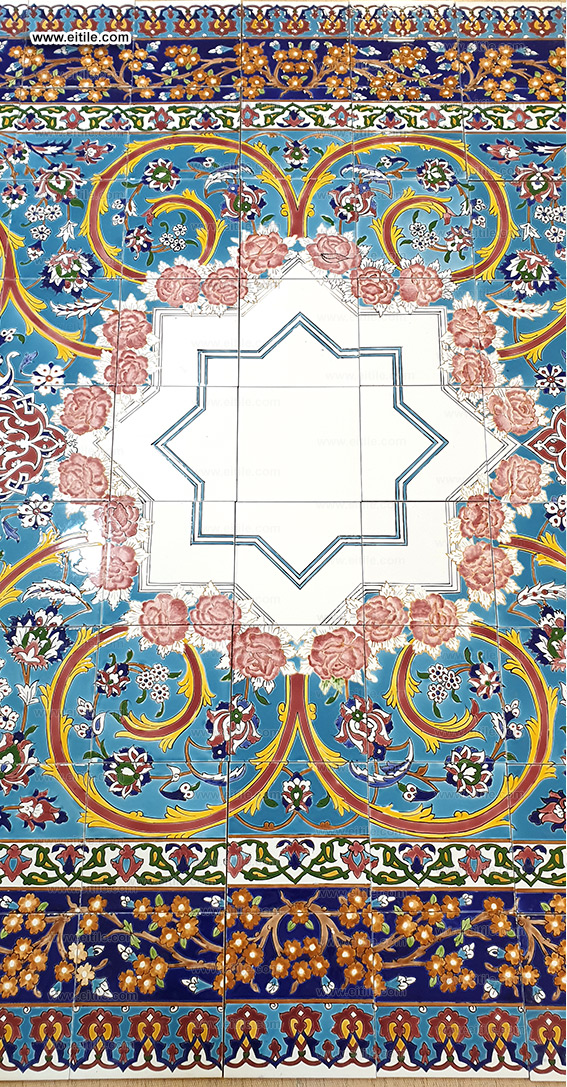 Persian carpet tiles for floor, www.eitile.com