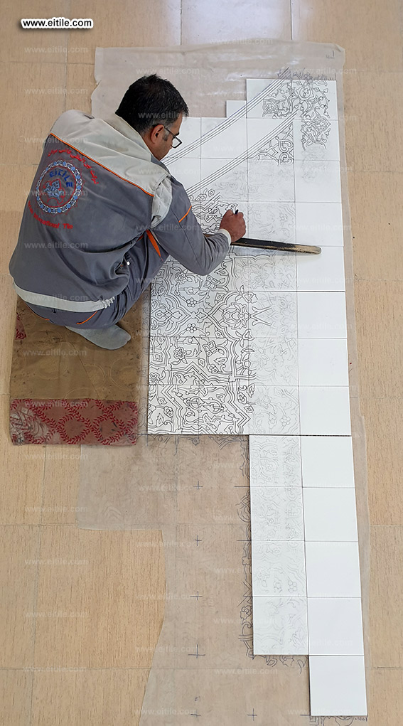 Oman, Sohar Sultan Qaboos mosque tile repair work, www.eitile.com Oman, Sohar Sultan Qaboos mosque tile repair work, www.eitile.com