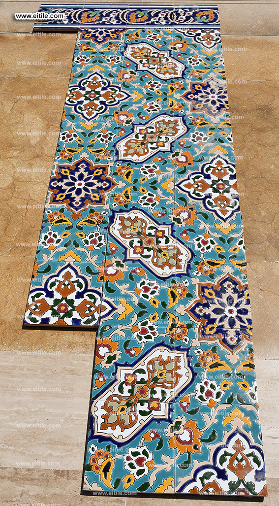 Oman, Sohar Sultan Qaboos mosque tile repair work, www.eitile.com