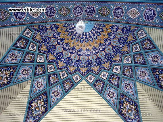 Iran Rasmi seven color ceramic tile, Iran Rasmi haftrang ceramic tile, for Mosque, eitile.com