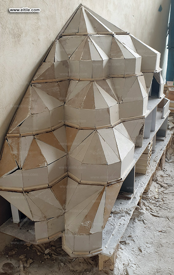 Islamic tile supplier for mosque of Mohammad Ali in Eydhafushi zone of Maldives, www.eitile.com