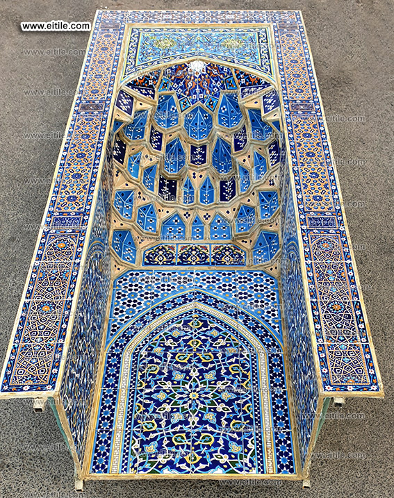 Muqarnas tile panel for interior decoration, www.eitile.com