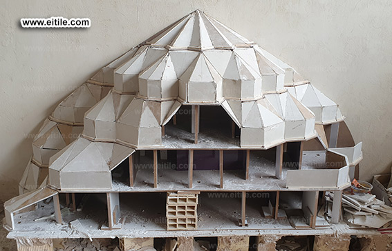 Islamic tile supplier for mosque of Mohammad Ali in Eydhafushi zone of Maldives, www.eitile.com