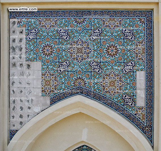 Oman, Sohar Sultan Qaboos mosque tile repair work, www.eitile.com Oman, Sohar Sultan Qaboos mosque tile repair work, www.eitile.com