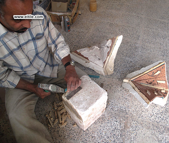 Muqarnas tile panel manufacturing, www.eitile.com