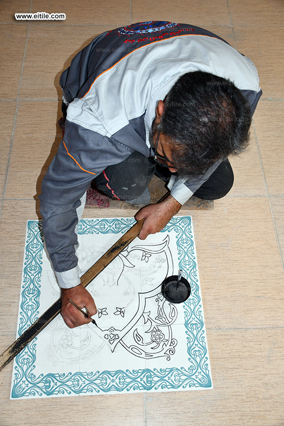 Supplier of Islamic tile panels for mosque decoration, www.eitile.com