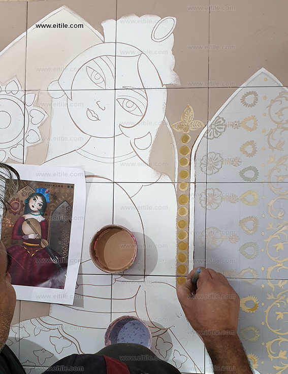 Painting on tile, www.eitile.com