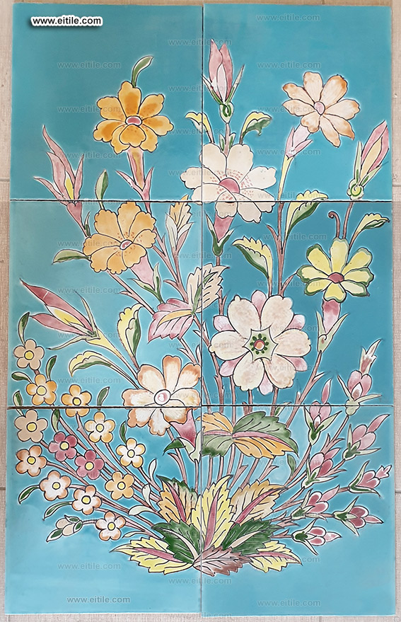 Handmade persian tile frame, www.eitile.com Handmade persian tile frame, www.eitile.com