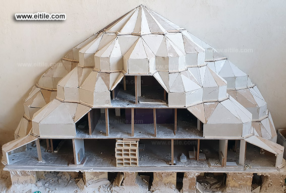 Muqarnas tile panel manufacturer, www.eitile.com
