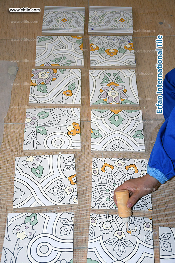 Restoring Glazed Heritage Tiles in Sultan Qaboos Mosque, www.eitile.com Restoring Glazed Heritage Tiles in Sultan Qaboos Mosque, www.eitile.com