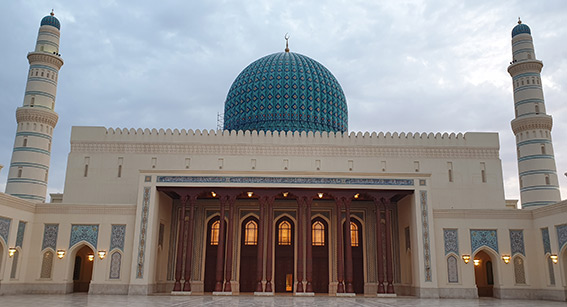 Sohar Sultan Qaboos mosque, Oman