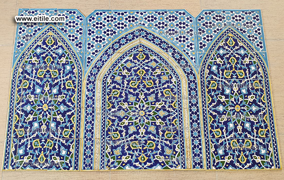 Muqarnas tile panel for interior decoration, www.eitile.com