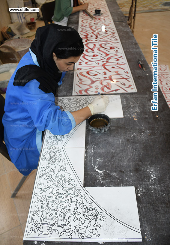 Exquisite Handmade Mihrab Tiles &ndash; Crafted with Timeless Islamic Artistry, www.eitile.com