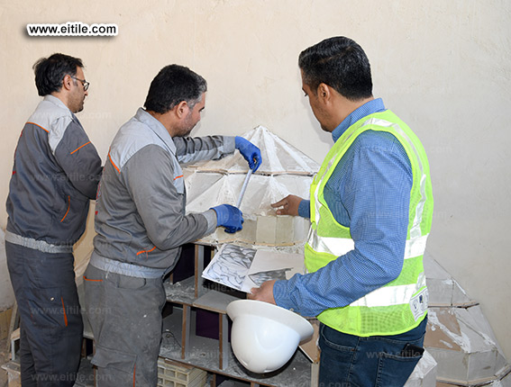 Muqarnas tile panel manufacturer, www.eitile.com