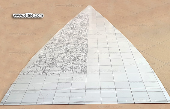 Mosque dome tile manufacturing, www.eitile.com
