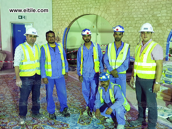 Qatar, Doha OASIS Mix-Use Complex restaurant handmade carpet tile manufacturer, www.eitile.com