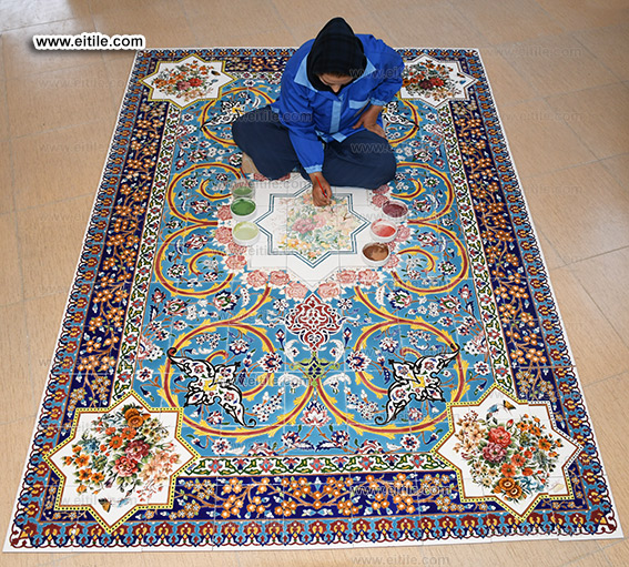 Hand painting on tiles, www.eitile.com