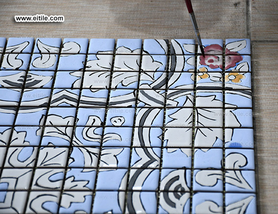 Swimming pool ceramic tile designer and manufacturer, www.eitile.com