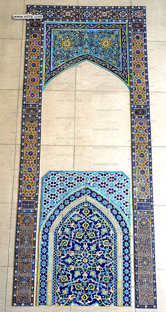 Muqarnas tile panel for interior decoration, www.eitile.com