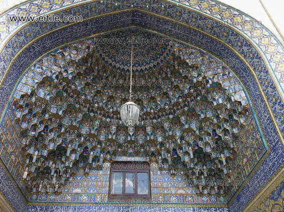 Islamic handmade Muqarnas tiles, www.eitile.com