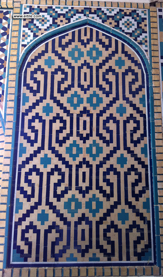 Persian handmade Moagheli tiles, www.eitile.com