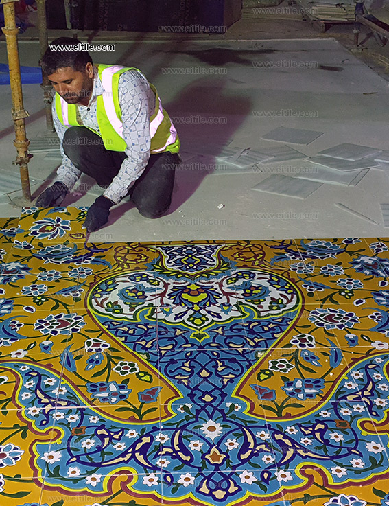 Carpet tile project in Qatar Doha, www.eitile.com